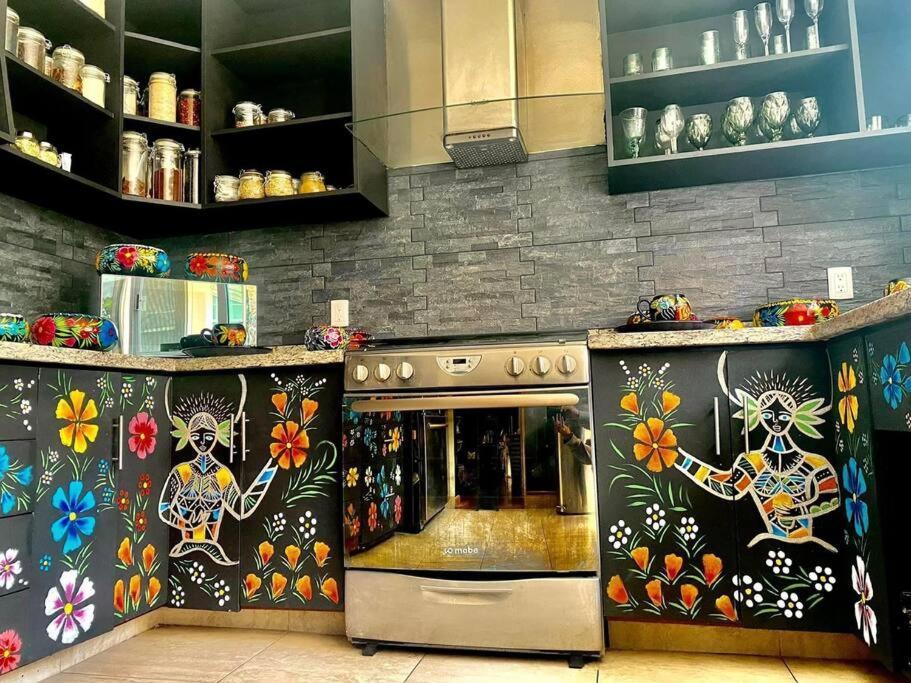 Luxurious Mid Century Modern Folk Art Home Meksika Dış mekan fotoğraf
